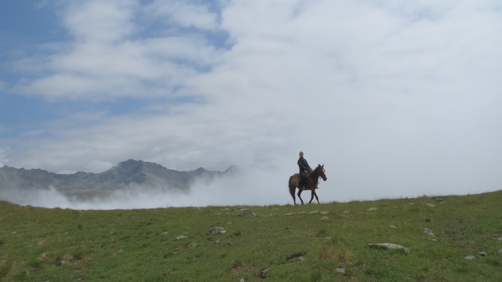Pferdetrekking im Osten Georgiens